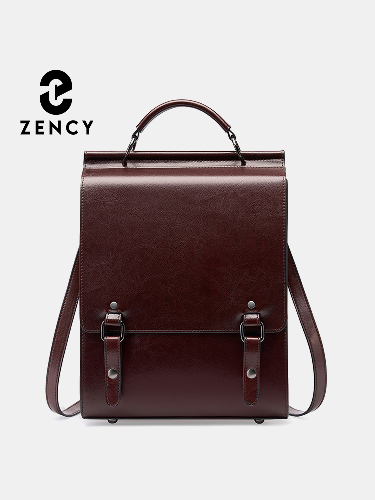 Women Bags Office - Zency Female Fashion Backpack Retro England