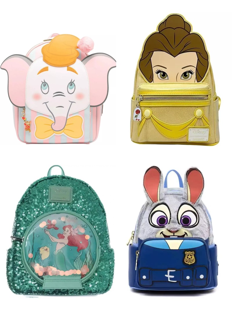 Women'S Bags Going Out - New Pink Faux Leather Mini Backpack