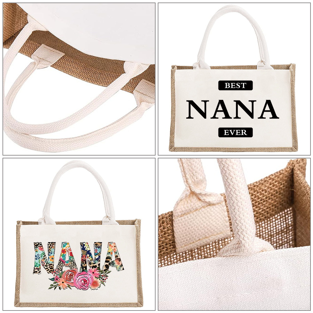 Women Bags Jute - Vintage Jute Bag Reusable Burlap Shopping