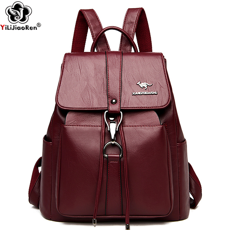 Women Bags Collection - Anti Theft Backpack Women Shoulder Bag