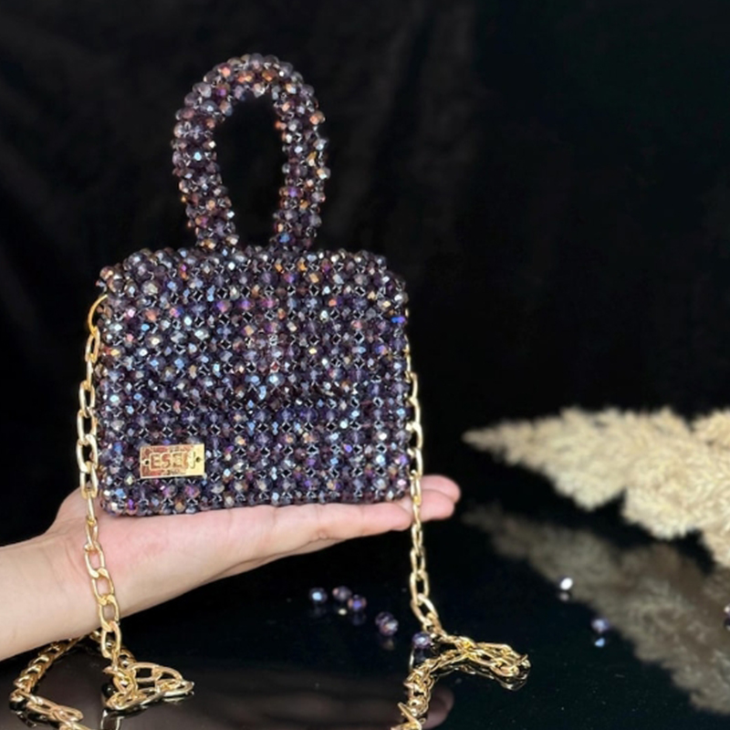 Women Bags Manufacturer - Heavy Industry Manufacturing Crystal Beaded Bags