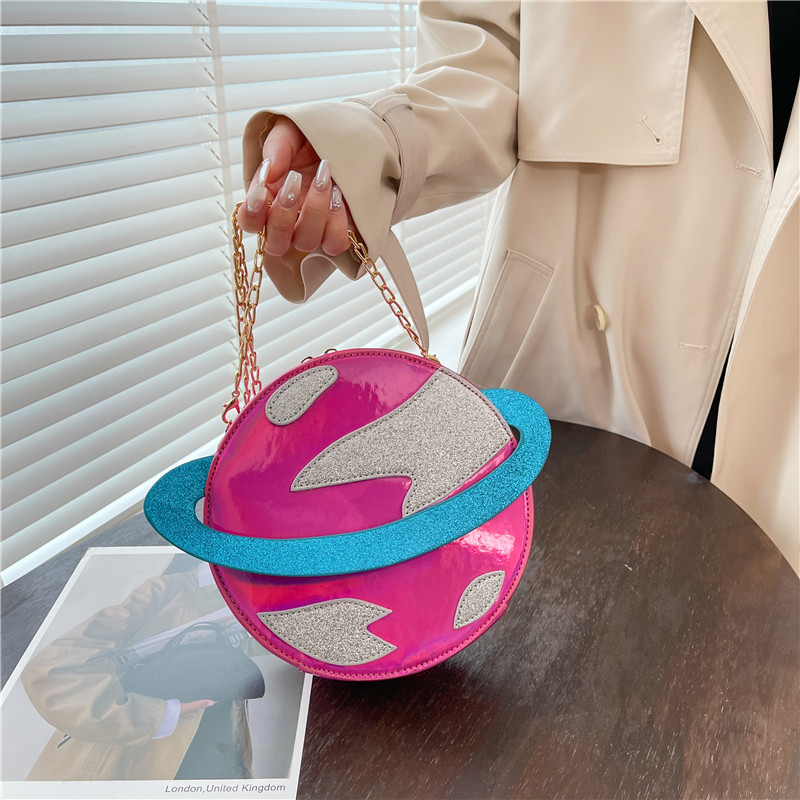 Women'S Young Bags - Laser Circular Planet Shape Pursess and