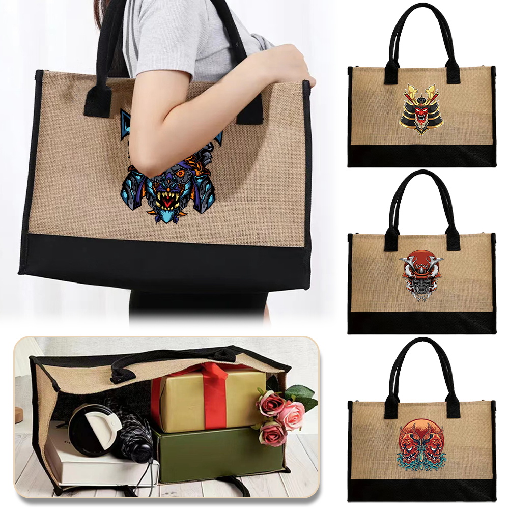 Women Bags Jute - Shopper Bag Bag Vintage Jute Tote