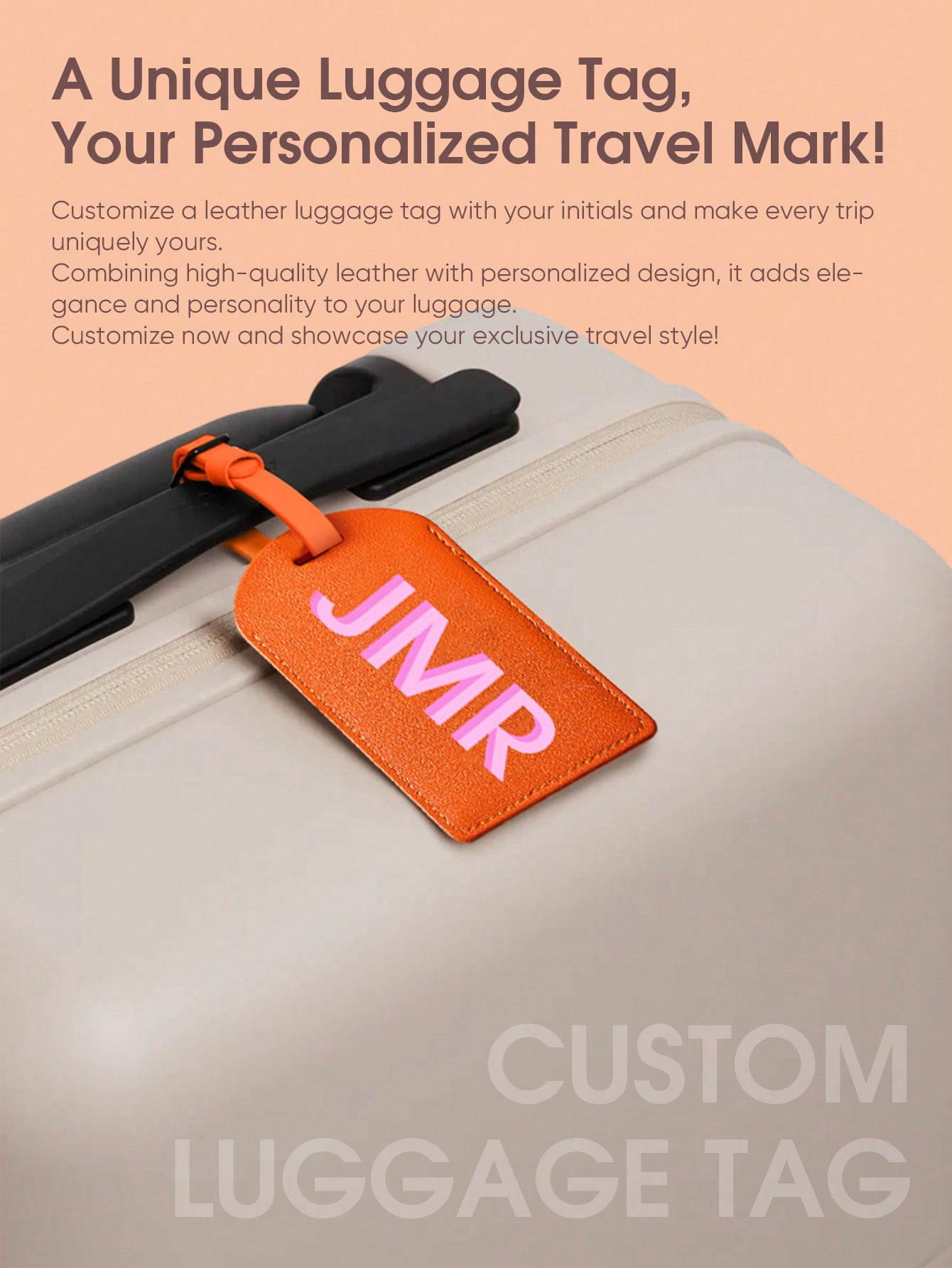 Personalized Initial Luggage T - Women Bags Leather review and price