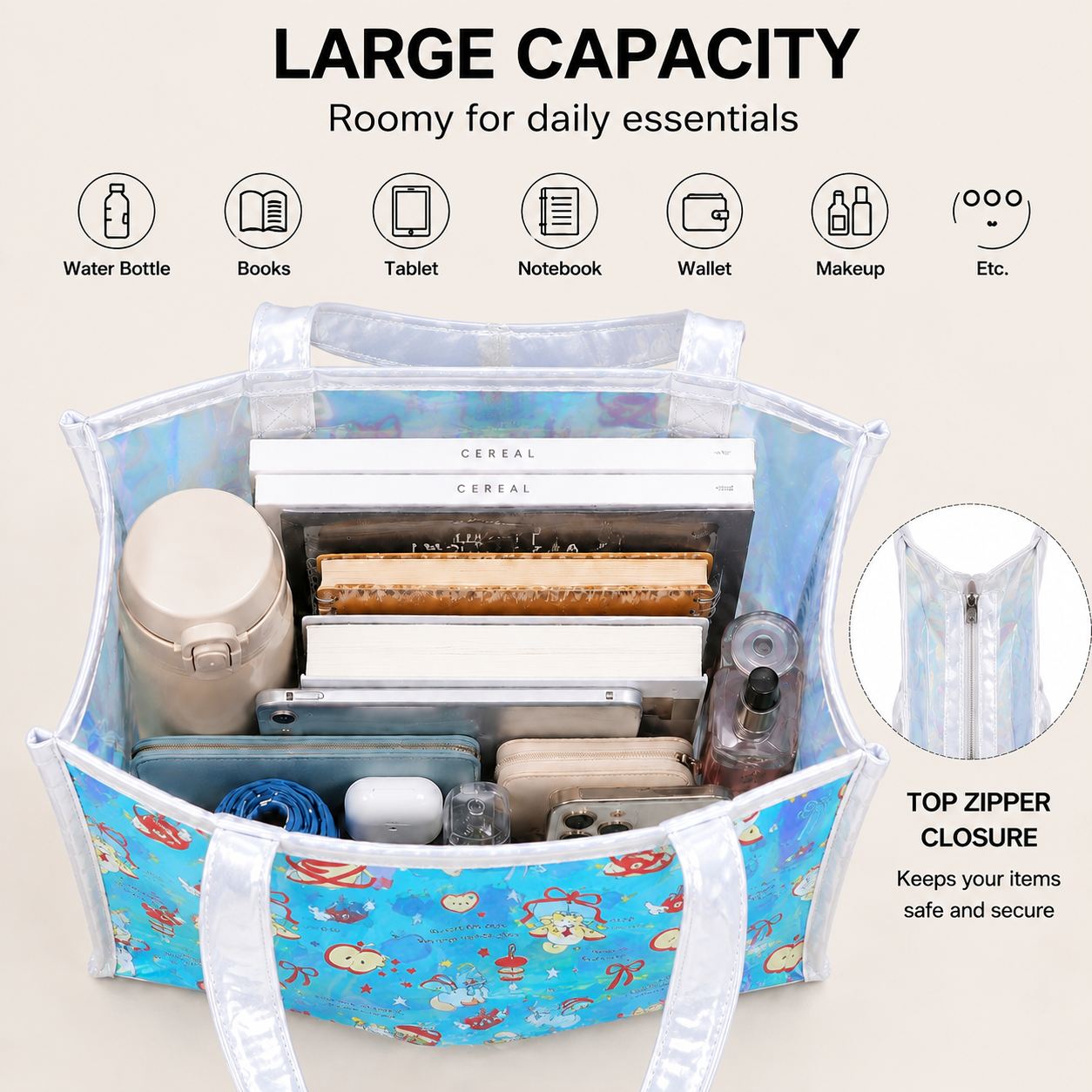 Large Capacity Transparent TPU - Women Bags Lv review and price
