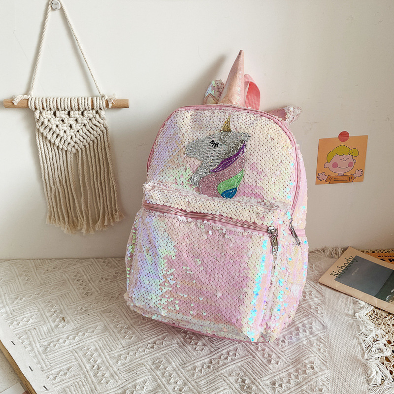 Sequin Unicorn Backpack Pink S - Women'S Bags Going Out review and price