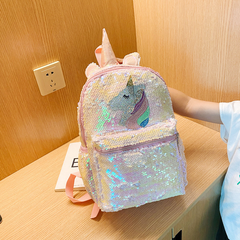 Sequin Unicorn Backpack Pink S - Women'S Bags Going Out review and price