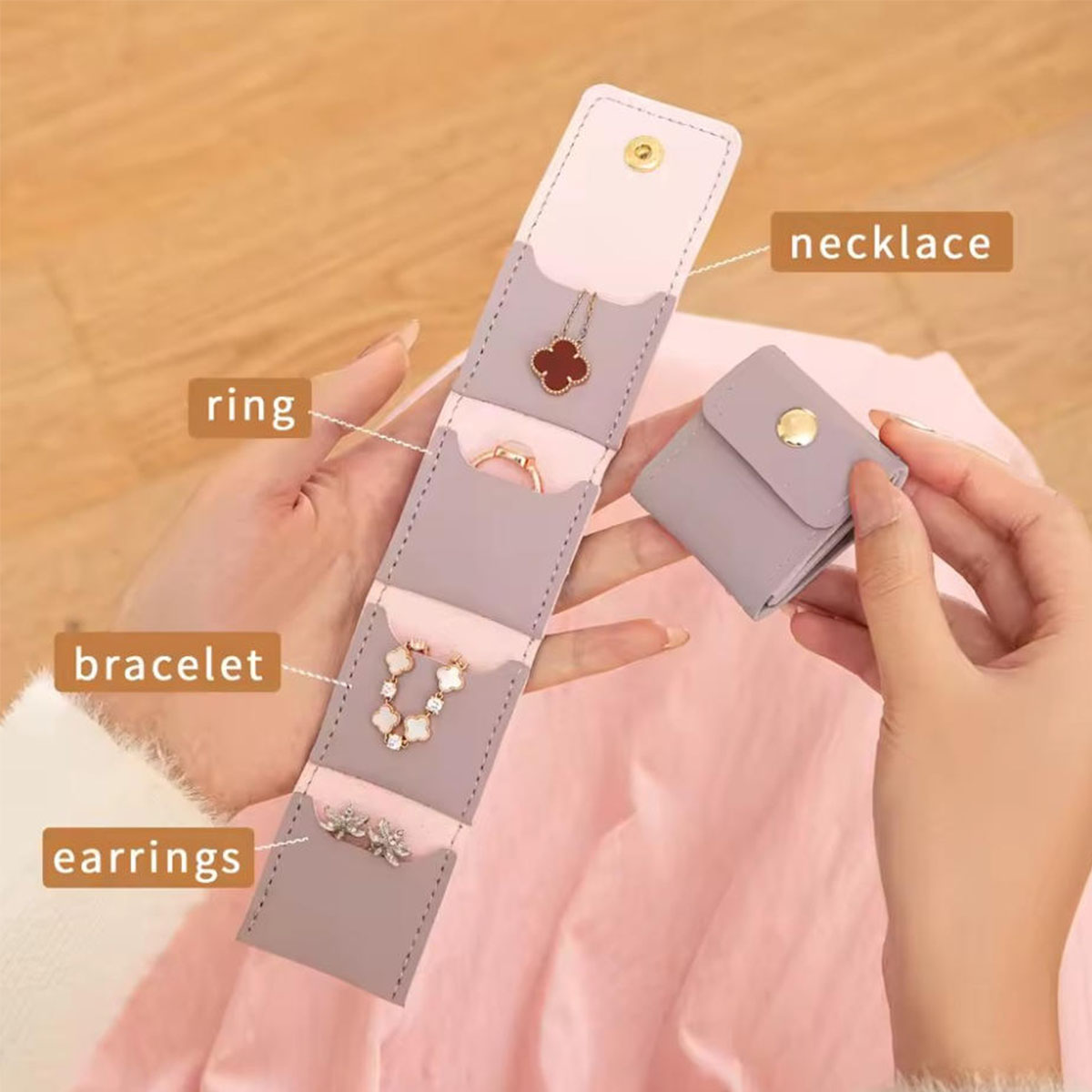 Portable Multi-pocket Jewelry  - Women Bags Office review and price