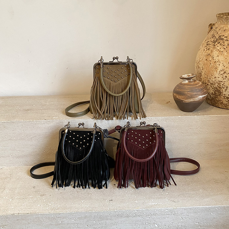 Women's Fashion Rivet Handheld - Women Bags Collection review and price