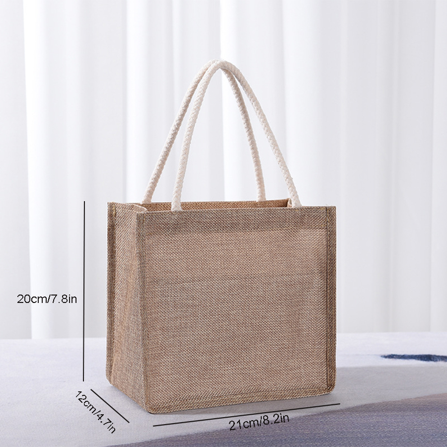 Cotton tote bag, large capacit - Women Bags Jute review and price