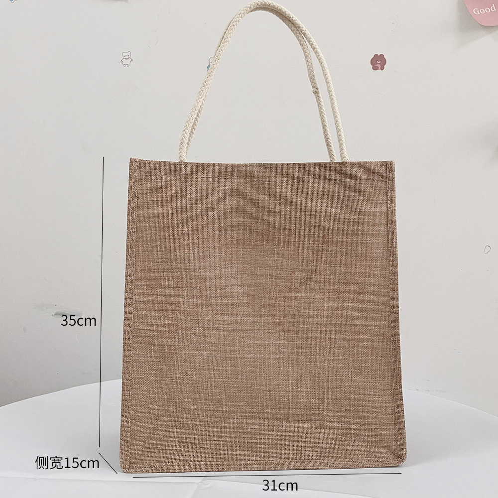 Cotton tote bag, large capacit - Women Bags Jute review and price