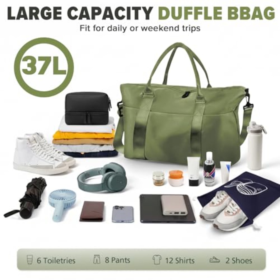 Travel Duffle Bag, Weekender T - Women Bags Leather review and price