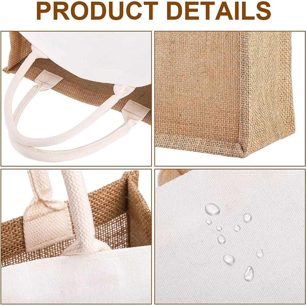 Burlap Jute Tote Bag Vintage R - Women Bags Jute review and price