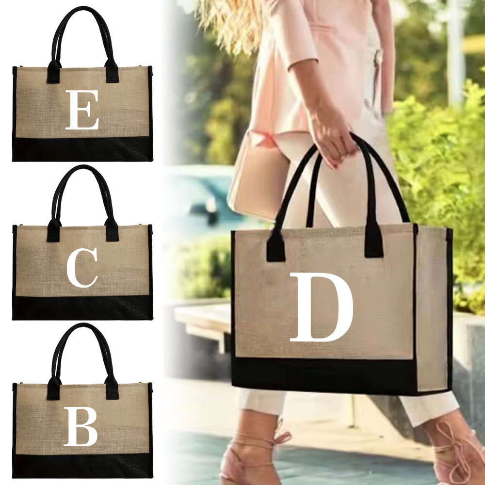 Tote Bag Fashion Jute Bag Port - Women Bags Jute review and price