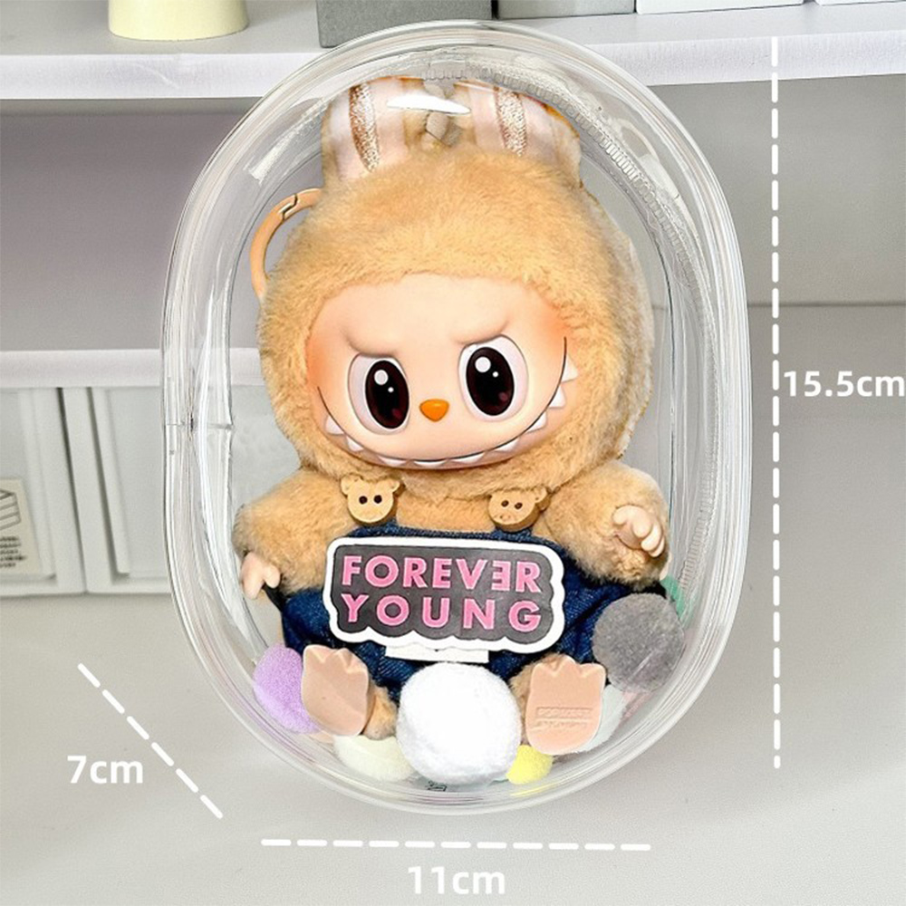 Plush Labubu Doll Transparent  - Women Bags Manufacturer review and price