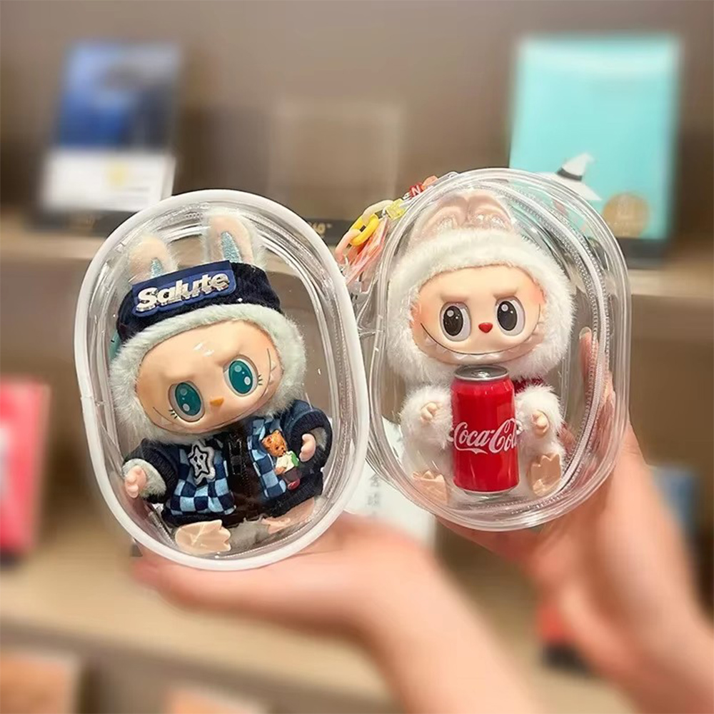 Plush Labubu Doll Transparent  - Women Bags Manufacturer review and price