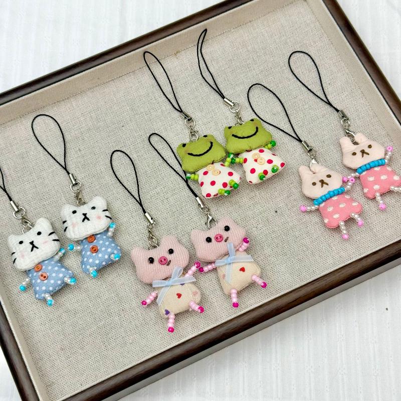 Cute Frog Pig Cat Pendant Keyc - Women'S Young Bags review and price