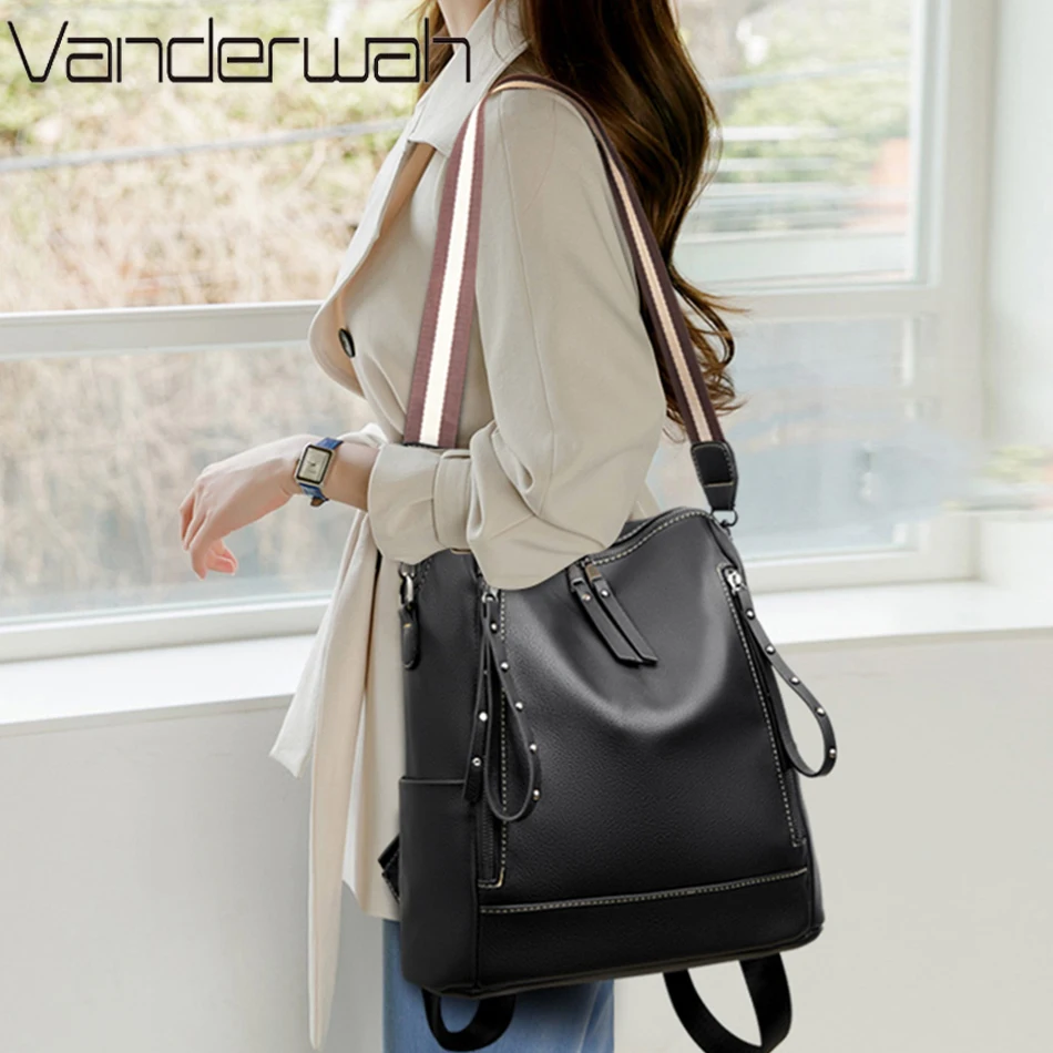 Brand Luxury Backpacks Soft Le - Women'S Bags Going Out review and price