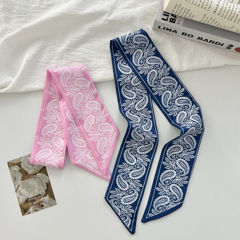 Paisley Print Satin Skinny Sca - Women Bags Office review and price