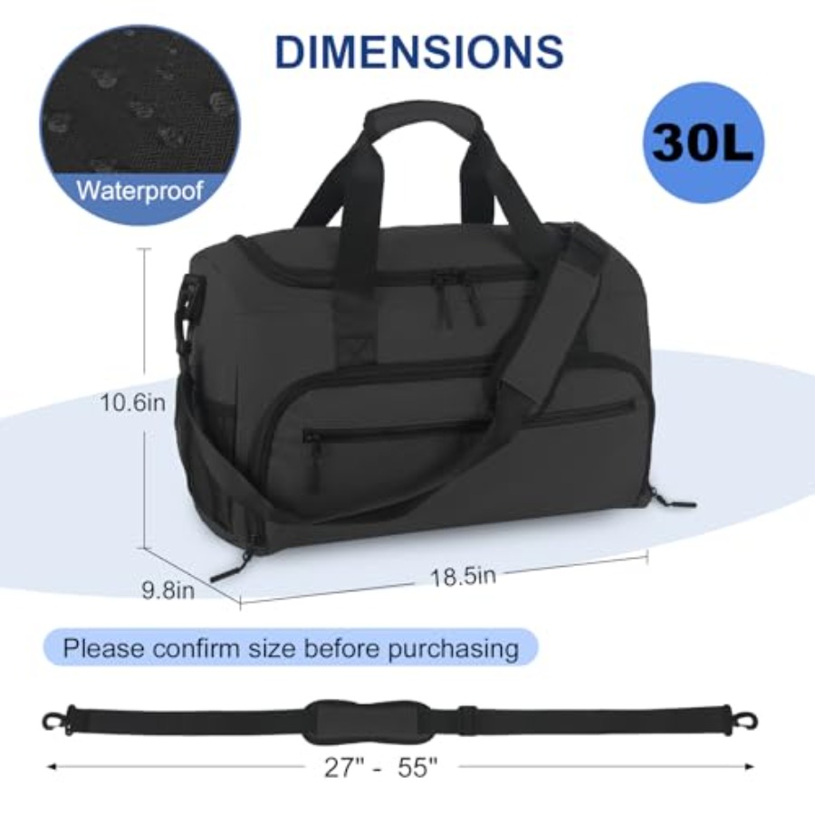 Gym Bag for Men Women, Sports  - Women Bags Leather review and price