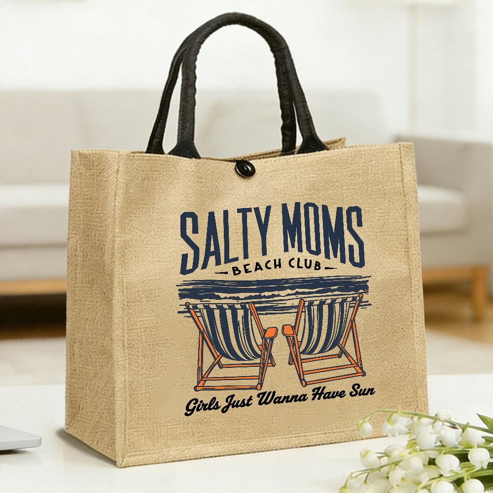 1pc Jute Tote Bag for Women, H - Women Bags Jute review and price
