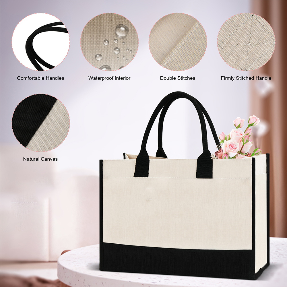 Women's Tote Bag Reusable Shop - Women Bags Jute review and price