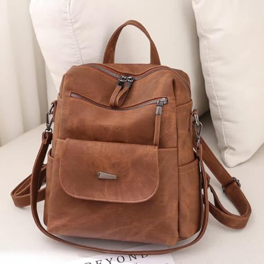 PU Leather Backpack Purse for  - Women Bags Leather review and price